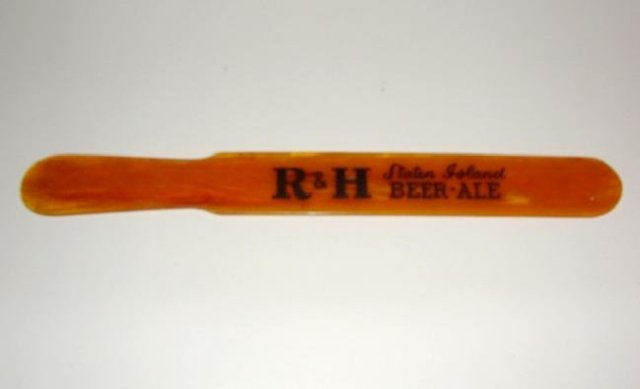 Vintage Beer Foam Scraper