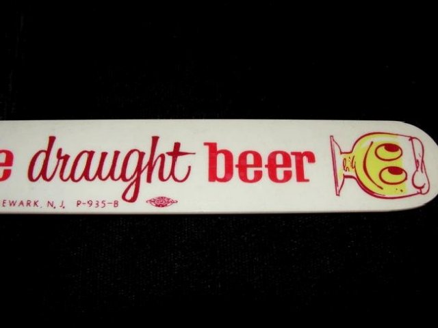 Vintage Beer Foam Scraper
