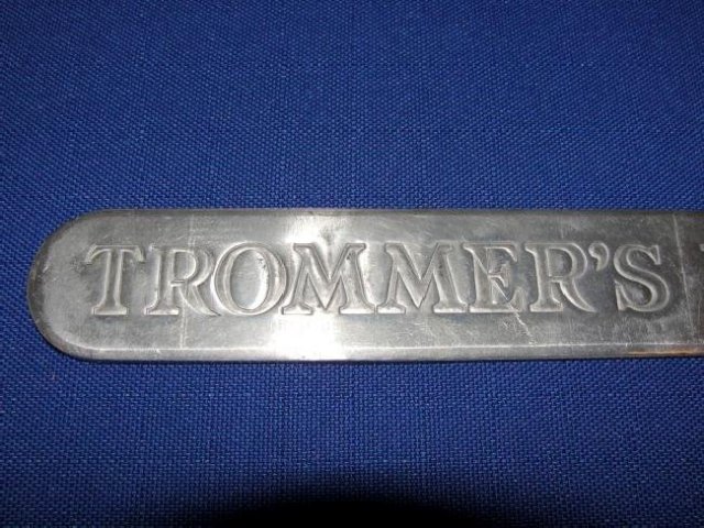 Vintage Beer Foam Scraper