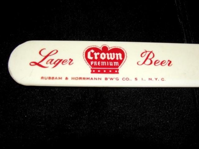 Vintage Beer Foam Scraper