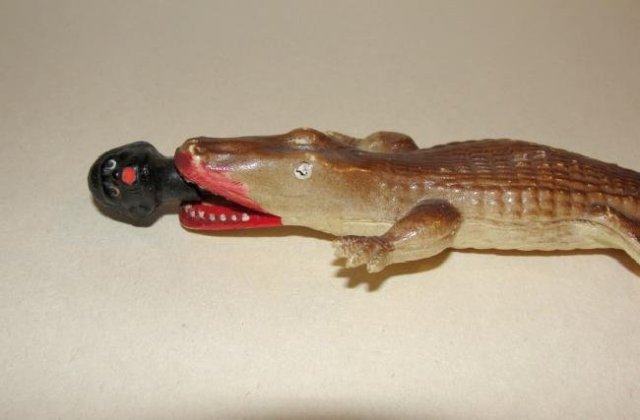 Celluloid Alligator Letter Opener