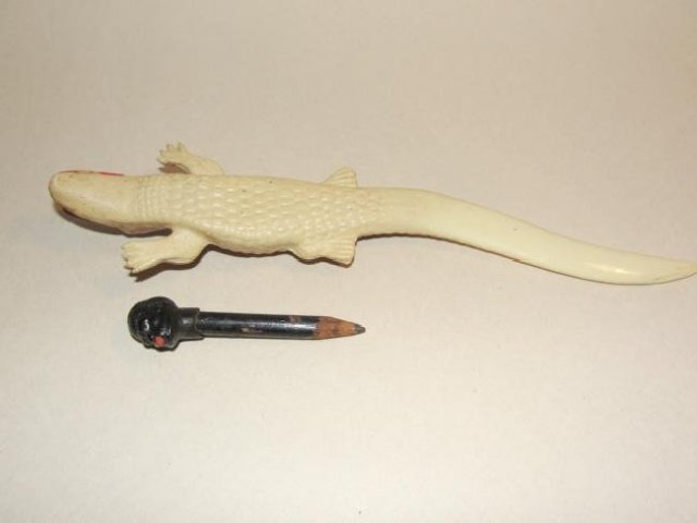 Celluloid Alligator Letter Opener