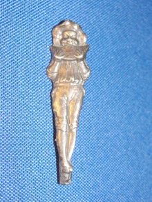 Sterling Black Girl Pin