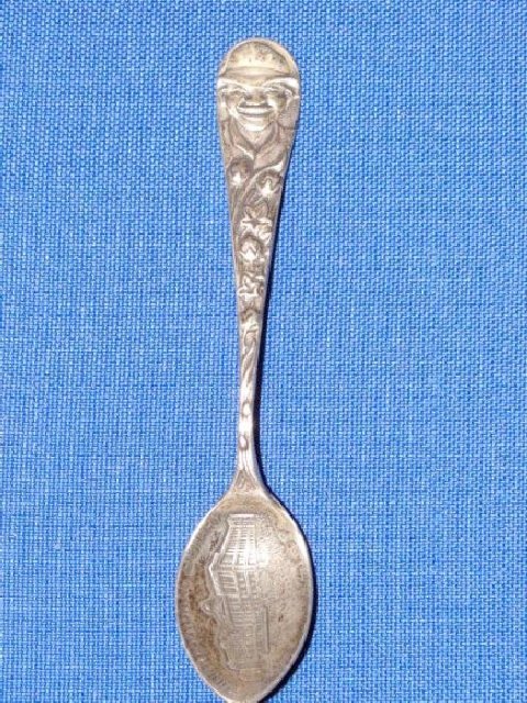 Black Americana Sterling Souvenir Spoon