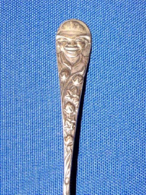 Black Americana Sterling Souvenir Spoon