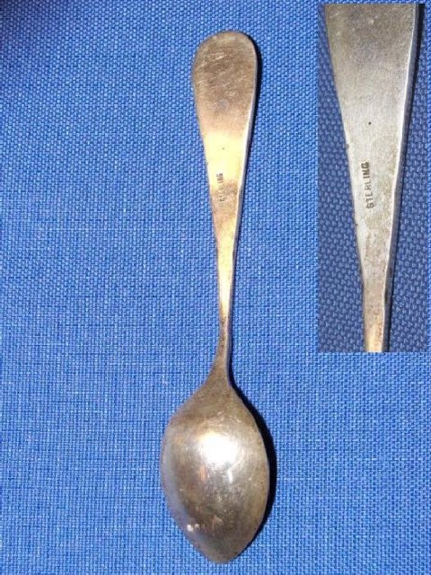 Black Americana Sterling Souvenir Spoon