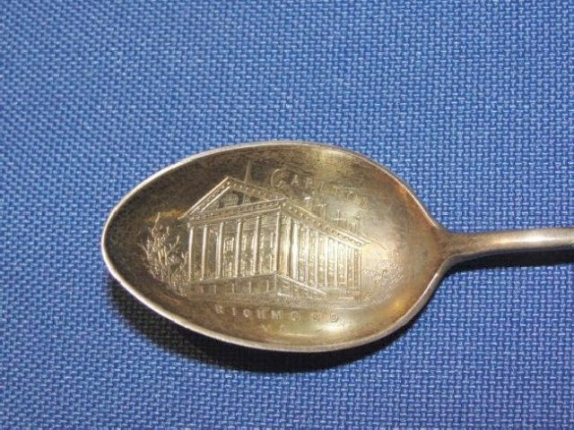Black Americana Sterling Souvenir Spoon