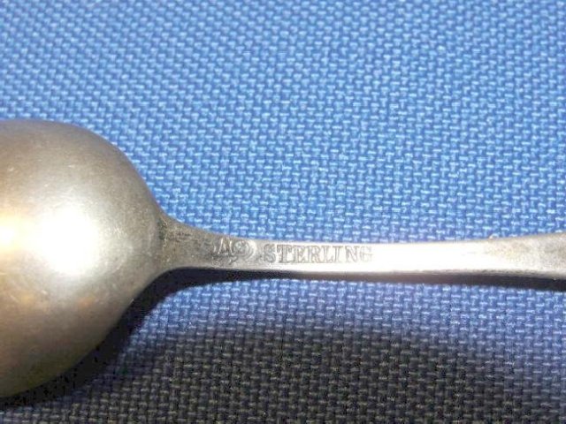 Black Americana Sterling Souvenir Spoon