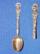 Black Americana Sterling Souvenir Spoon