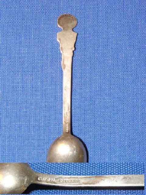 Black Americana Sterling Souvenir Spoon
