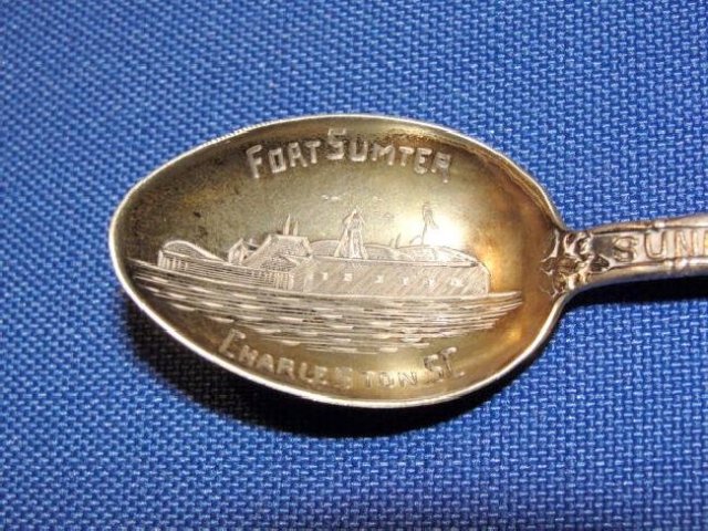 Black Americana Sterling Souvenir Spoon