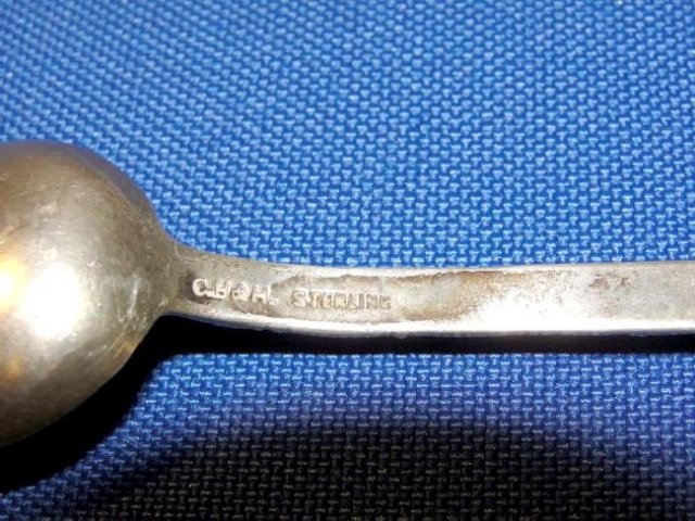 Black Americana Sterling Souvenir Spoon