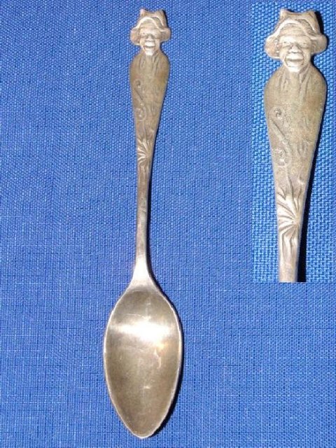 Black Americana Sterling Souvenir Spoon