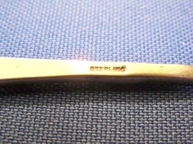 Black Americana Sterling Souvenir Spoon