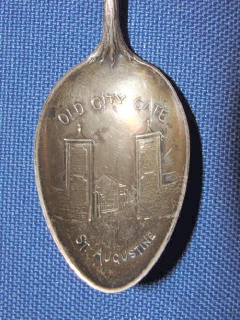 Black Americana Sterling Souvenir Spoon