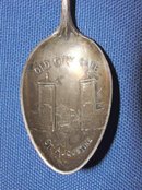 Black Americana Sterling Souvenir Spoon.