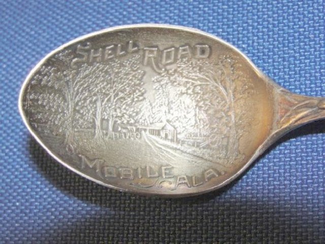 Black Americana Sterling Souvenir Spoon.