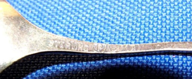 Black Americana Sterling Souvenir Spoon.