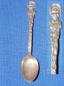 Black Americana Sterling Souvenir Spoon.