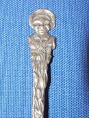 Black Americana Sterling Souvenir Spoon.
