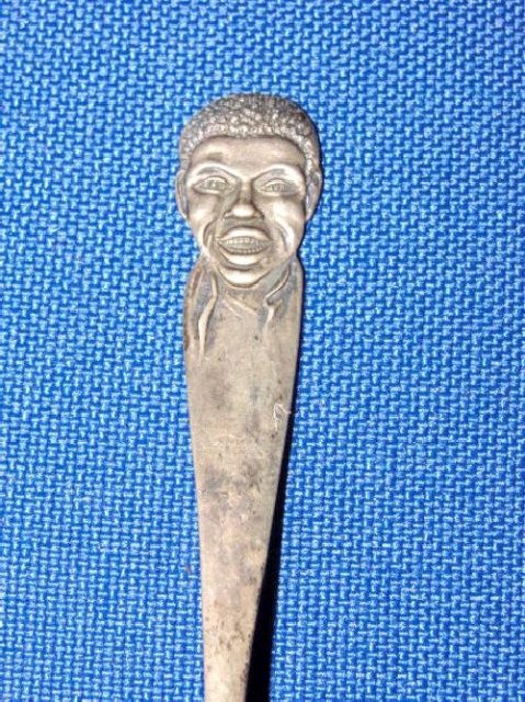 Black Americana Sterling Souvenir Spoon.