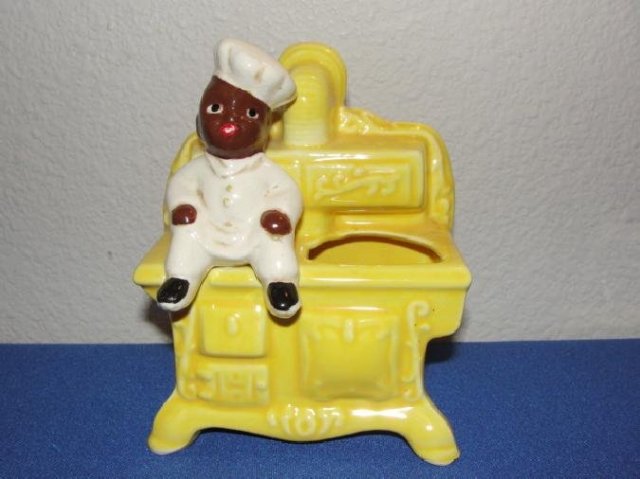 Black Chef Wall Pocket