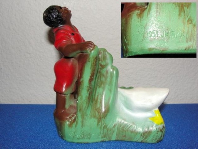 Black Americana Chalkware
