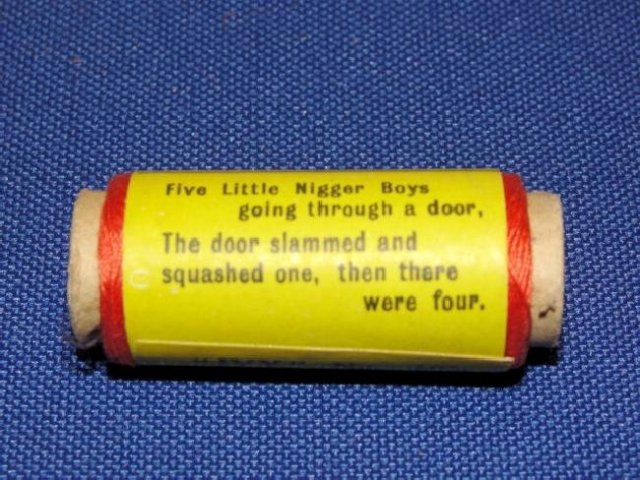 Black Americana Spool of Thread.