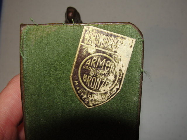 Armor Bronze Bookends, End of The Trail