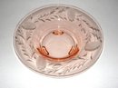 Elegant Pink Glass Console Bowl