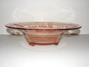 Elegant Pink Glass Console Bowl