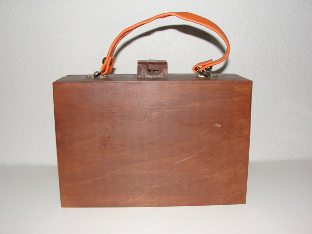 Vintage Wood Box Purse