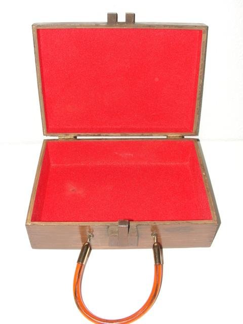 Vintage Wood Box Purse