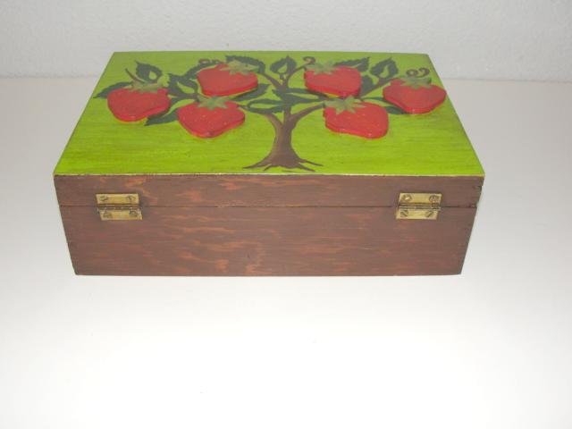 Vintage Wood Box Purse