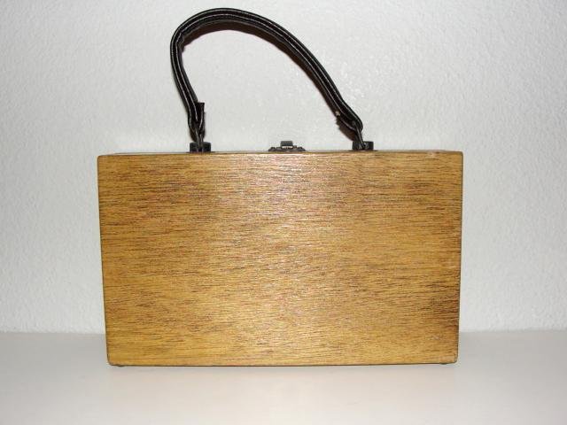 Vintage Wood Box Purse