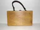 Vintage Wood Box Purse