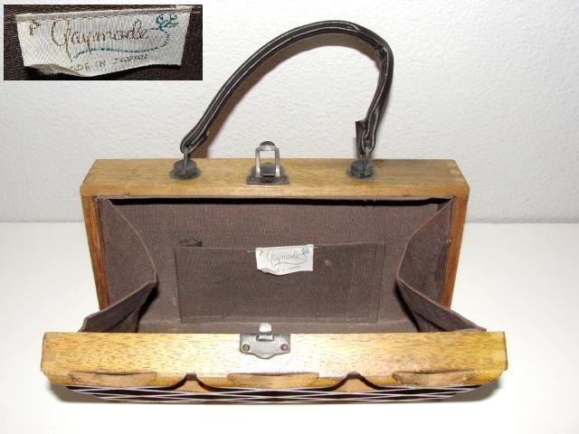 Vintage Wood Box Purse