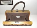 Vintage Wood Box Purse