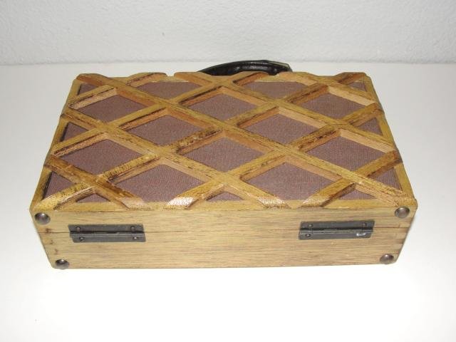 Vintage Wood Box Purse