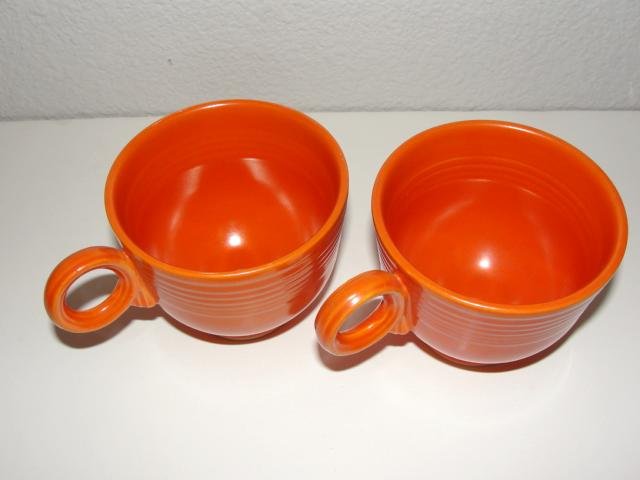 2 Vintage Fiesta Coffee Cups