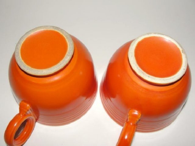 2 Vintage Fiesta Coffee Cups