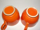 2 Vintage Fiesta Coffee Cups
