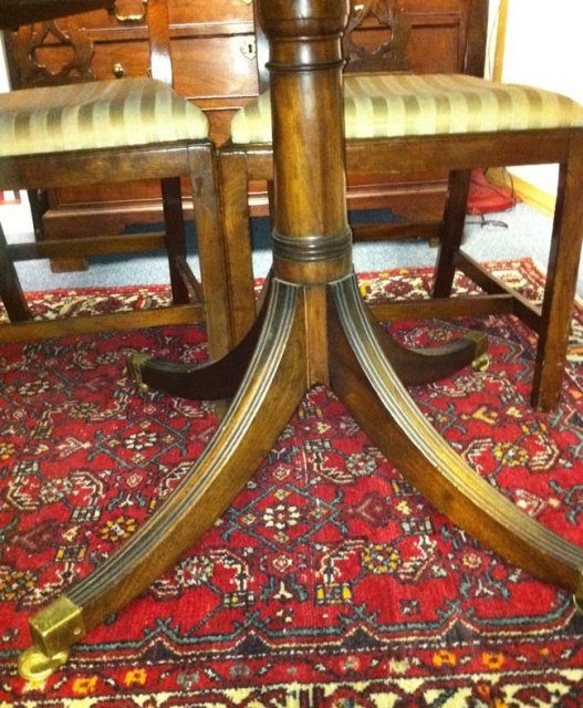 Flamed Mahogany Banquet Table