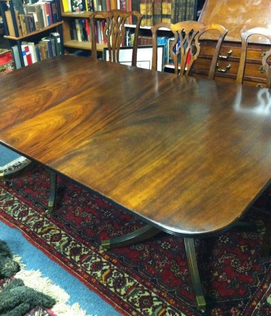 Flamed Mahogany Banquet Table