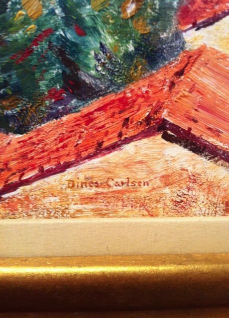 Sierra Madre Oil Painting by Dines Carlsen