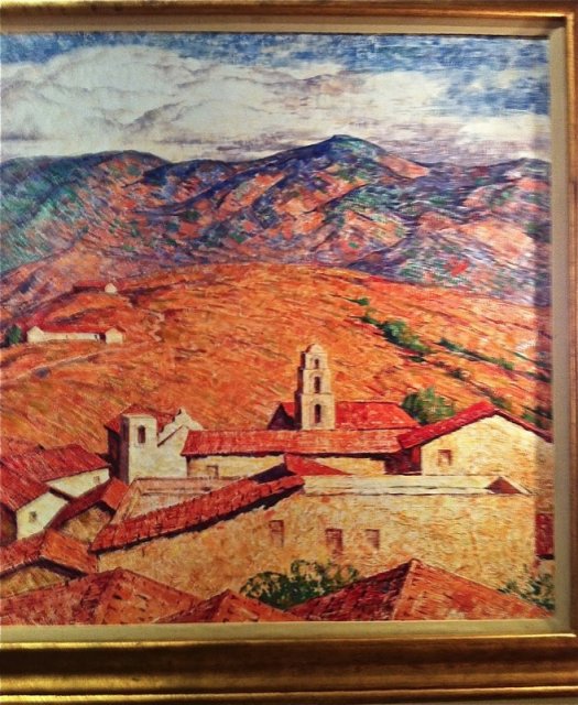 Sierra Madre Oil Painting by Dines Carlsen