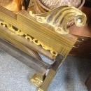 19th Century Ornate Antique Brass Bed