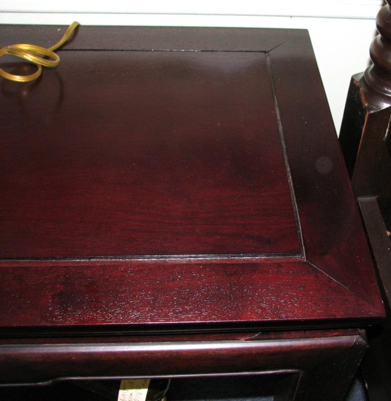 Asian Mahogany Sofa/Foyer Table