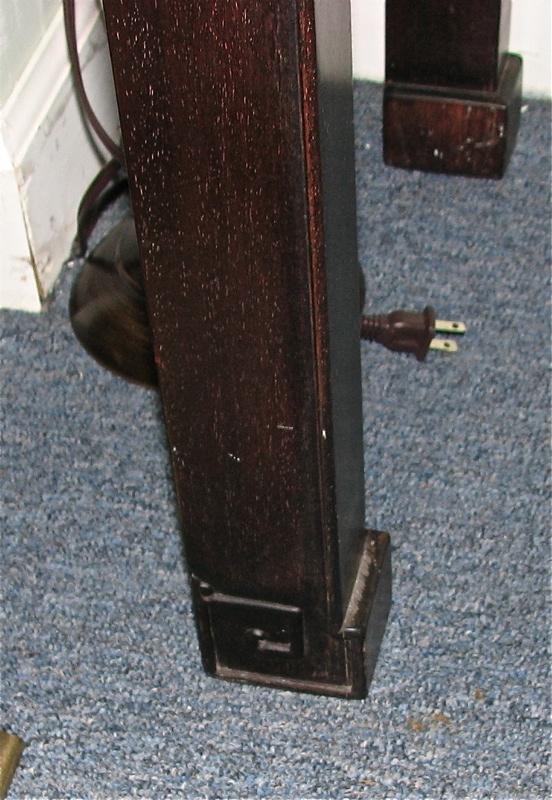 Asian Mahogany Sofa/Foyer Table