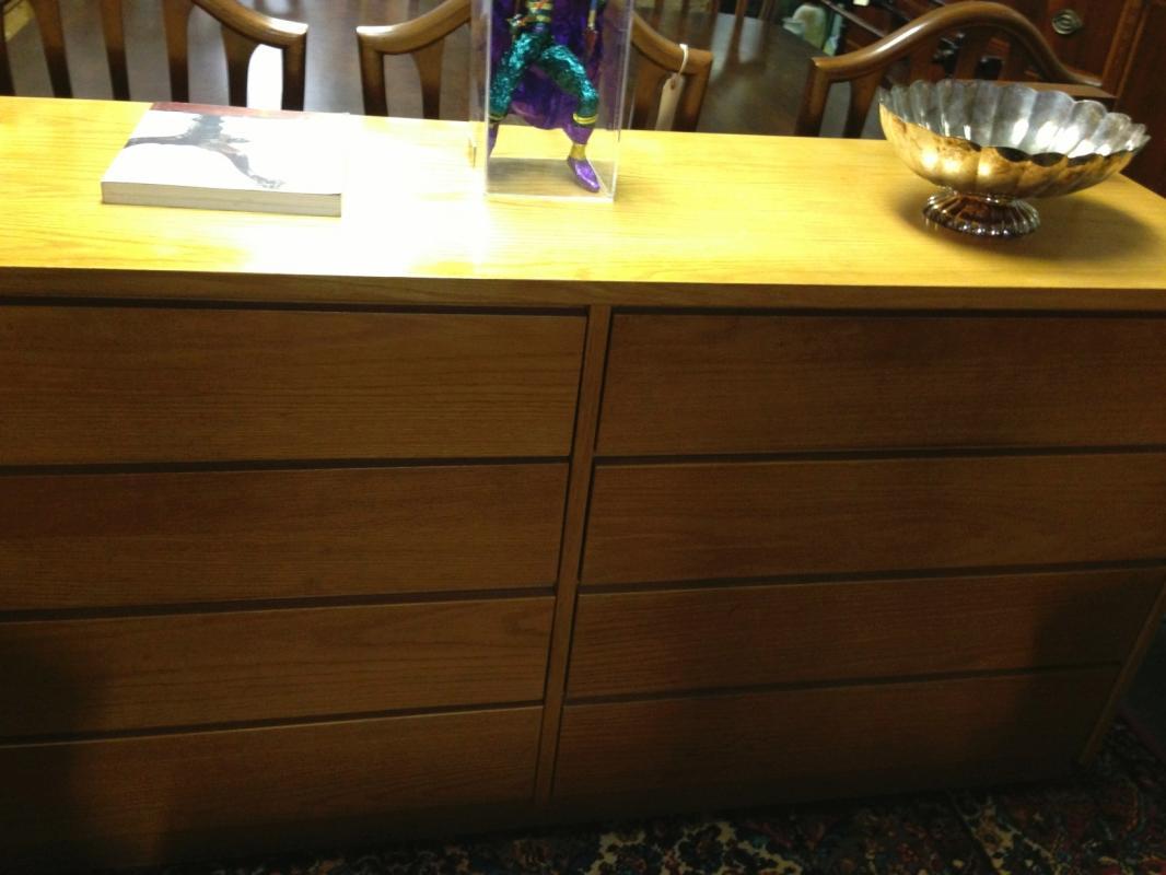 Vintage Mid-Century Modern Danish Long & Low Chest of Drawers